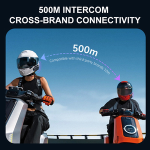 Casque de moto Q27 ABS le plus vendu avec caméra 720p, puces double cœur et <span class=keywords><strong>interphone</strong></span> pour 2 personnes, <span class=keywords><strong>portée</strong></span> 500m - Product Image 5