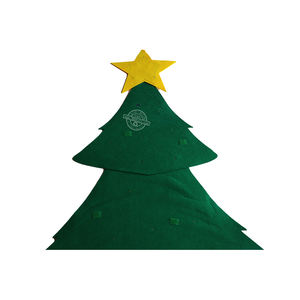 फैशन थोक में महसूस किया हुआ कपड़ा क्रिसमस घास के साथ पेड़ - Product Image 5