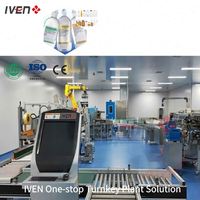 Solution clé en main économique pour la production de sachets souples et de bouteilles en PP, ligne de remplissage semi-automatique/automatique