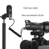 Câble de synchronisation flash mâle-mâle 3,5 mm avec gaine en PVC, cuivre sans oxygène et placage or pour appareils photo numériques