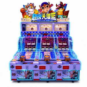 Máquina de Juego de Baloncesto Super Slam <span class=keywords><strong>Dunk</strong></span> Operada con Monedas, Equipo de Arcade de Redención para Parques de Diversiones Interiores - Product Image 1