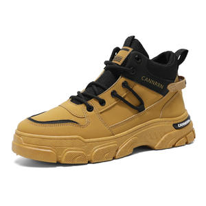 Nuevas botas altas de otoño para hombre, zapatos de ropa de trabajo de construcción modernos y versátiles para hombre, botas cortas informales antideslizantes - Product Image 3