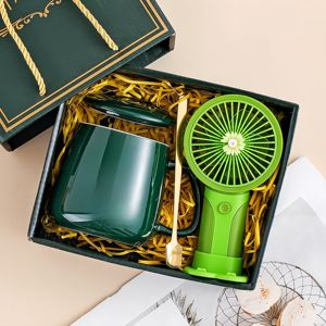 도매 어린이 생일 선풍기 머그컵 선물 세트, 결혼식 답례품, 판촉물, 감사 선물용 기프트 박스 - Product Image 1