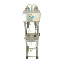 Machine de remplissage pneumatique semi-automatique de haute précision pour petits flacons de parfum, eau de toilette, huile, bière, lait