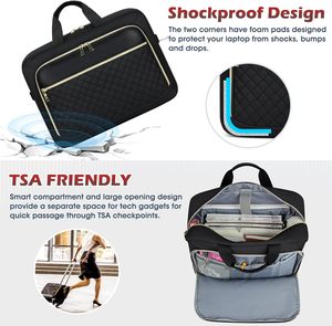 Di alta qualità da uomo Unisex multistrato Organizer tasche alla moda uso quotidiano lavoro <span class=keywords><strong>Business</strong></span> valigetta per Laptop Tablet <span class=keywords><strong>Messenger</strong></span> - Product Image 4