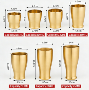Bicchiere Pilsner Personalizzato da 20oz in Acciaio Inossidabile, Design Classico, Bicchieri da Birra Isolati a Doppia Parete <span class=keywords><strong>per</strong></span> Campeggio e Feste - Product Image 4