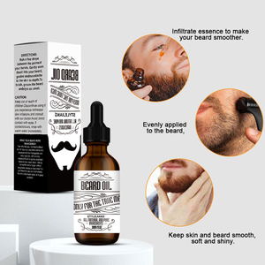 Huile de croissance de barbe biologique à étiquette privée, huile hydratante et adoucissante pour la barbe, soin de la barbe et de la <span class=keywords><strong>moustache</strong></span> pour hommes, 30 ml - Product Image 5