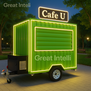 Bar à jus portable moderne personnalisé de 10 pieds en conteneur, idéal pour cuisine, salle de bain, salle à manger, atelier, bureau à domicile, hall et hôtel - Product Image 4