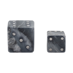 Dadi decorativi in marmo per la casa, l'ufficio, la scrivania, il soggiorno, il tavolino da caffè, ornamenti artistici da gioco. - Product Image 4