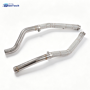 Kit de tuyau d'échappement haute performance en acier inoxydable 304 pour Mercedes-Benz ML63 W167 5.5T V8 bi-turbo - Product Image 4