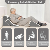 Almohada Triangular Ortopédica de Espuma Viscoelástica para Lectura, Embarazo y Uso Médico, con Soporte para Pies, para el Hogar, Dormitorio y Sala de Estar