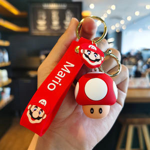 Llavero de Dibujos Animados de Super Mario, Popular al por Mayor, Ecológico, Duradero, de Silicona y Aleación para Niños y Niñas - Product Image 6