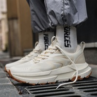 Hommes à lacets sport chaussures de course printemps été maille respirant 2025 nouvelle semelle souple décontracté mode tendance polyvalent