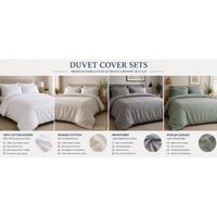 Set Sprei Mewah Grosir Bahan Katun Sateen Katun Muslin Mikrofiber Set Perlengkapan Tidur Untuk Hotel & Rumah