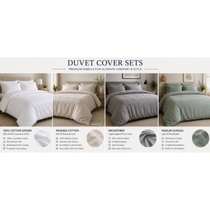 Parure de lit de luxe en gros : Housse de couette en coton satiné, coton lavé, mousseline, microfibre – Vente en gros pour hôtels et maisons - Product Image 1