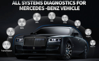 Lector de Códigos OBD2 Profesional ANCEL BZ700 para Benz, Adaptación de Todos los Sistemas, Reinicio de TPMS, Calibración de Airbag y SAS