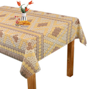 Mesa de plástico de PVC de tela de cubierta de tabla no NR china mantel de encaje - Product Image 1