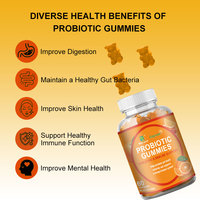 Gummies Probiotiques OEM Wins Town pour Complément Alimentaire Saveur Fruit Naturel Formule Végétalienne à la Pectine Soutien Nutritionnel Quotidien