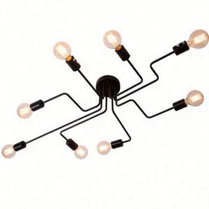Luminaire mural rétro en aluminium de style loft américain moderne, contrôlé par application téléphonique, pour salon, chambre et salle à manger - Product Image 5