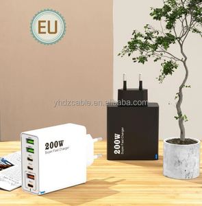 ที่ชาร์จเร็วแบบกันไฟ 6 พอร์ต USB และ Type-C 22W พร้อม QC3.0 และ PD สำหรับสมาร์ทวอทช์และอุปกรณ์มือถือ - Product Image 3