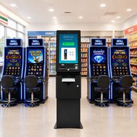 Терминал для обмена билетов и оплаты наличными, киоск самообслуживания с QR-сканером для игровых автоматов с монетоприемником