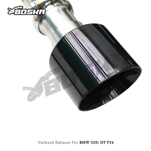 Échappement Catback Personnalisé pour BMW 335i/340i GT F30/F31/F34 3.0T 2012-2016, Silencieux d'Échappement Boska avec Moteur Électrique et Embouts Noirs - Product Image 6