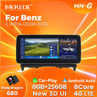 Autoradio Navifly Snapdragon 680 avec système Android, écran IPS pour Benz C W204 2008-2010 NTG 4.0 avec Car Play Auto