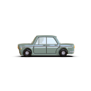 Hand bemalte dekorative Küchen geschirr Porzellan klassisches Coupé Pony Auto Modell Miniatur behälter Keramik Vorrats glas - Product Image 2