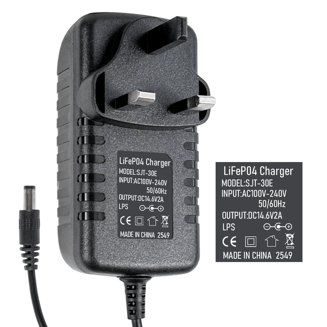 14.6V2A British Standard Brand New Power Adapter AC Lithium Battery Charger Battery Charger for Battery