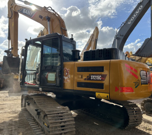Excavadora de cadenas Sany SY215C de segunda mano, máquina de construcción usada, excavadora Sany 215 a bajo precio en venta - Product Image 5