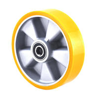 200x50x20mm pu nylon chariot élévateur roue polyuréthane chariot élévateur roues pour chariot à palettes