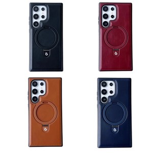 Funda de Cuero para Negocios con Soporte Metálico para <span class=keywords><strong>Samsung</strong></span> S25 Ultra S24 23 22 Plus, Funda para <span class=keywords><strong>Samsung</strong></span> S26 Ultra, Gran Venta - Product Image 6