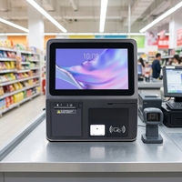 Caisse enregistreuse tout-en-un nouvelle génération avec écran tactile capacitif de 11,6 pouces, Android 11/Windows POS, scanner et imprimante intégrés