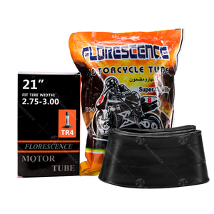<span class=keywords><strong>Chambre</strong></span> à <span class=keywords><strong>air</strong></span> de moto FLORESCENCE en caoutchouc butyle de haute qualité pour motos tout-terrain, cyclomoteurs et pit bikes 300-18 avec valve métallique droite TR4 - Product Image 2