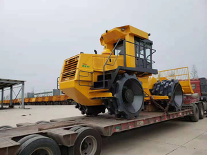 Nouveau compacteur de déchets pour décharge sanitaire, bulldozer à ordures, rouleau compresseur vibrant avec moteur et composants principaux de la pompe pour utilisation en décharge - Product Image 4