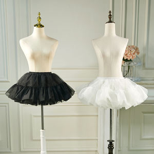 Falda de enagua de tul con volantes de crinolina grande para mujer, falda interior corta para vestidos de 15 años - Product Image 1