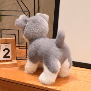 Juguete de Perro Realista y Adorable - Muñeco de Peluche de Chihuahua, Schnauzer, <span class=keywords><strong>Rottweiler</strong></span>, Muñeco de Confort para Niños - Product Image 5