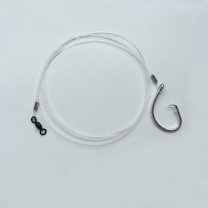 Rig de pêche en fil d'acier inoxydable pour la pêche commerciale, spécial requin, thon et grouper, haute résistance - Product Image 1
