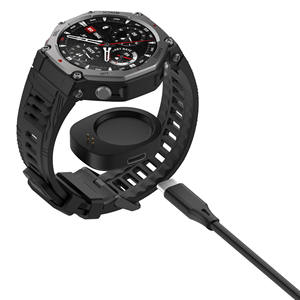 Cable de Carga Magnético Tipo-C con Soporte en Forma de C, <span class=keywords><strong>Cargador</strong></span> de Reloj HelioStrap Compatible con Huami <span class=keywords><strong>Amazfit</strong></span> <span class=keywords><strong>T</strong></span>-REX3 Pro - Product Image 3