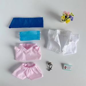 Labu <span class=keywords><strong>muñeca</strong></span> ropa colgante dibujos animados Juguete plástico Doctor enfermera uniforme corazón-calentamiento Macaron estilo ropa solamente - Product Image 3