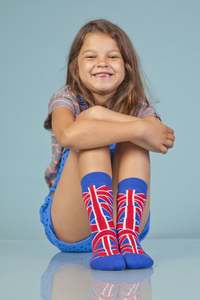 Calcetines largos y divertidos para niños de algodón al por mayor - Product Image 2