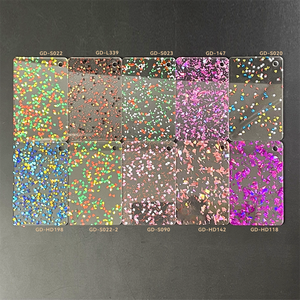 Kleurrijke Glitter Acrylplaat Vlok Ingebed Gesneden Op Maat Acryl 3Mm Decoratie Diy Laser Cutiing Acrylplaat Glitter - Product Image 6