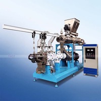 Machine extrudeuse d'aliments pour poissons à double vis TRQT, machine de traitement d'aliments en granulés