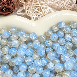 10mm Protein Chalcedon DIY Glasperlen Lose Imitation Jade Lack Material Zubehör für Armband & Lampwork Kristall perlen - Product Image 6