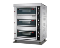 Four à pizza électrique professionnel à gaz pour boulangerie, 2 plaques
