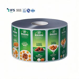Película de embalaje laminada de grado alimenticio personalizada, 30cm de ancho, moldeado por soplado a prueba de humedad para aperitivos, galletas, dulces, bolsita, rollo de embalaje - Product Image 3