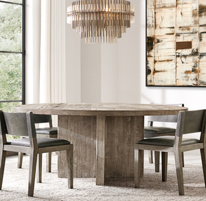 Silla de Comedor de Cuero con Patas Cónicas, Inspirada en el Estilo Art Deco, para Proyectos de Restaurantes y Hoteles de Lujo - Product Image 5