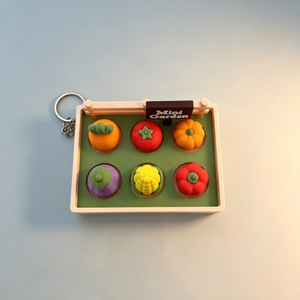 Clicker anti-stress 6 touches imprimé en 3D, motif ferme, jouet créatif à bouton, décoration de bureau, breloque de sac, porte-clés - Product Image 2