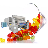TG-línea de producción de pectina de carragenina, multivitamina, oso, gelatina, caramelo, caramelo, dados, gummy para máquina, depósito