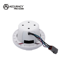 Altavoz Marino Accuracy Pro Audio RA-MS65W de 6.5" con Sonido Estéreo, Potencia Pico de 50W, Resistente al Agua IPX-6 para Barco